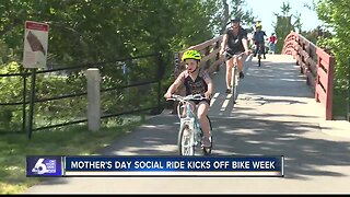 Moms, daughters celebrate Mother's Day on two wheels