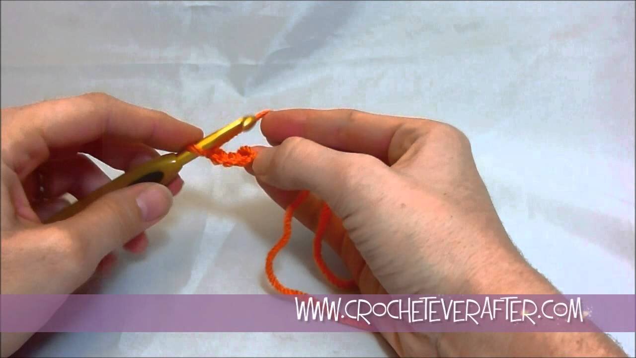 Left Hand Half Double Crochet Tutorial #17: HDC into a Center Ring