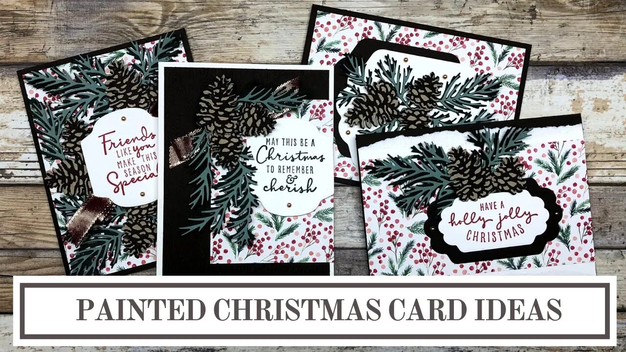 Painted Christmas Card Ideas