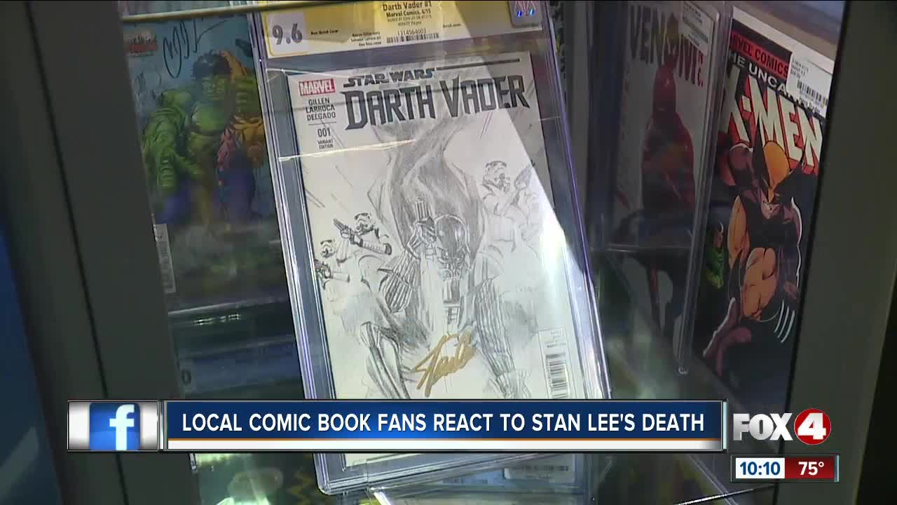 Local comic book fans react to Stan Lee's death