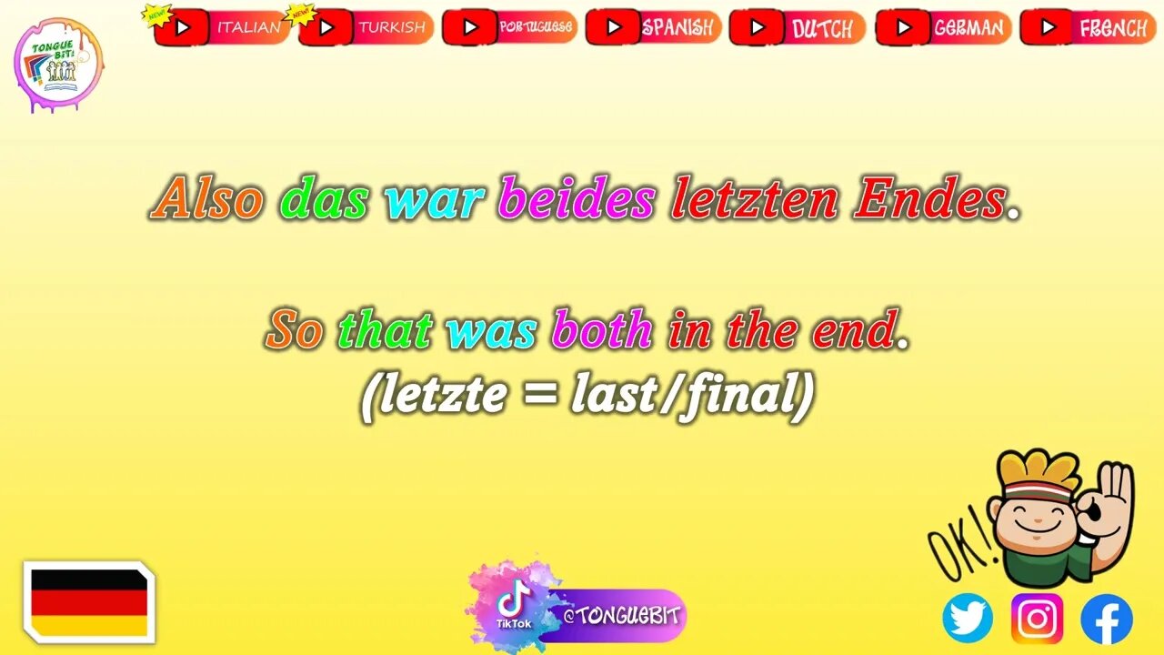 New German Sentences! \\ Week: 7 Video: 1 // Learn German with Tongue Bit!