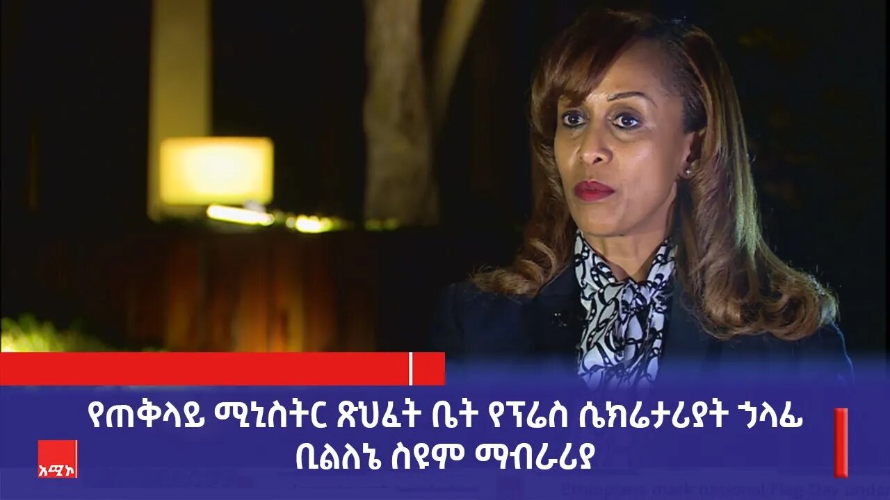 የጠቅላይ ሚኒስትር ጽህፈት ቤት የፕሬስ ሴክሬታሪያት ኃላፊ ቢልለኔ ስዩም ማብራሪያ