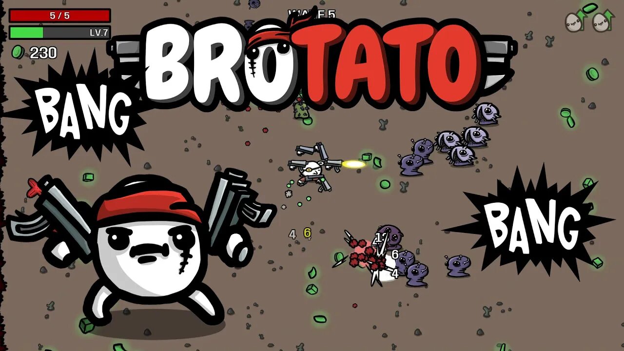 Brotato - The Ultimate Potato Warrior! (Funny Rogulite Arena Shooter)