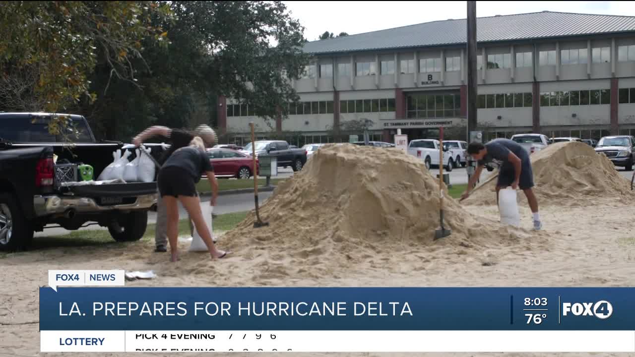 Louisiana prepares for Hurricane Delta