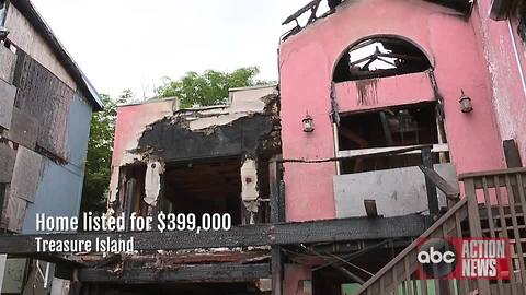 Burned-out home now burdening Treasure Island community | Digital Short