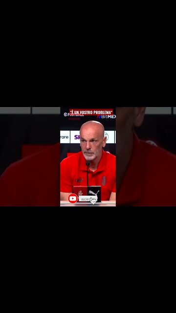 Mister Pioli su De Ketelaere "È un problema vostro, non mio"