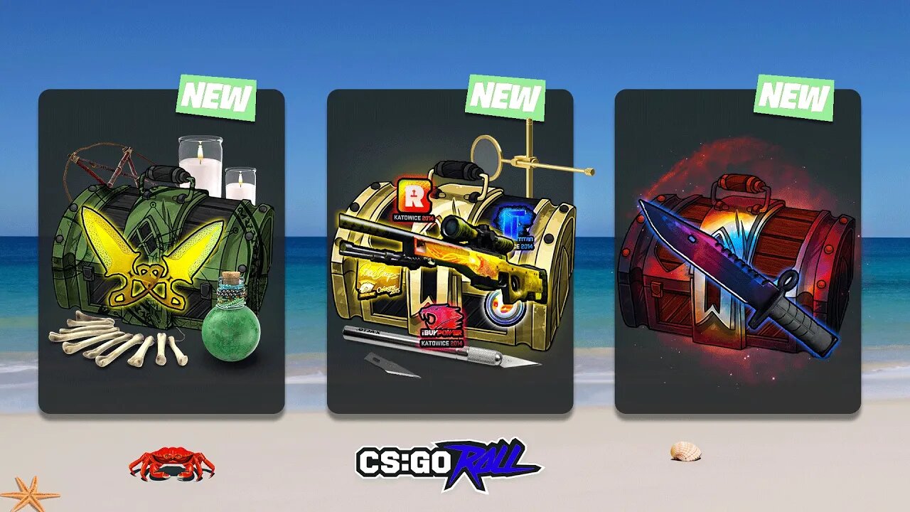 REVIEWING CSGOROLLS NEW WEEKLY CASES!!! | AIDENGAMBLES