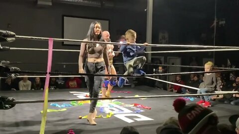 IMPACT WRESTLING WORLD CHAMPION MOOSE attacks JOSH ALEXANDER at DESTINY WRESTLING’S HAYWIRE event…