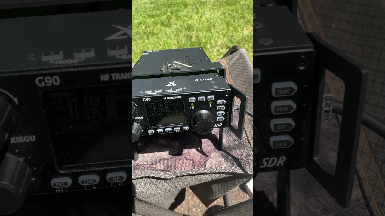 KE8PTX POTA with ladder antenna
