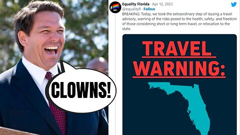 LGBTQ Activists Issue TRAVEL ADVISORY WARNING For Florida over Ron DeSantis Anti Woke Policies!