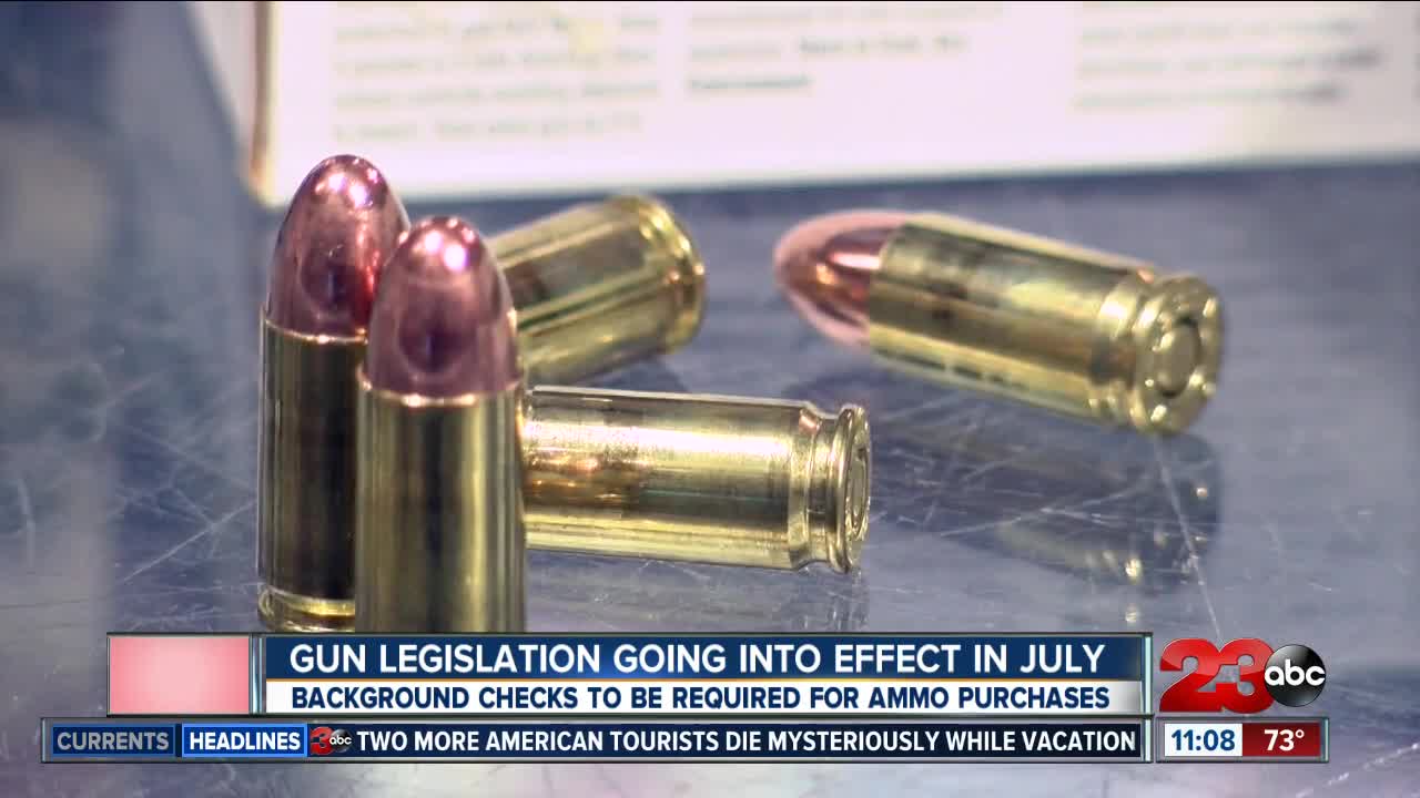 Background checks to be required for ammunition purchases