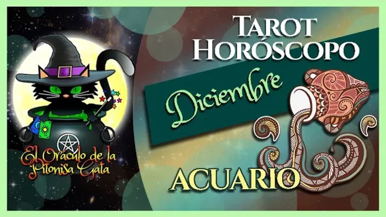 🌸ACUARIO🌸diciembre 2022🧙‍♂️ TAROT Predicción signos del HORÓSCOPO 😺