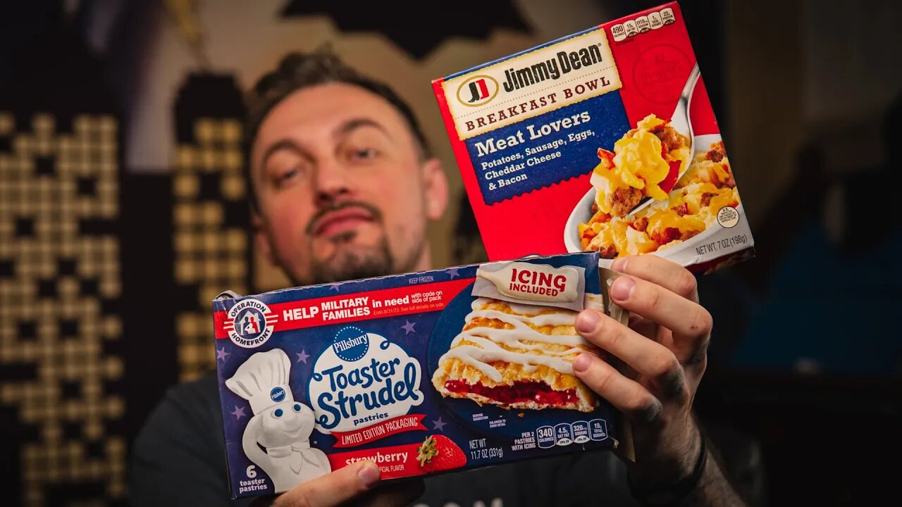 "Double Trouble" Toaster Strudel & Jimmy Dean Breakfast Bowl | ASMR (Corrupted Audio)