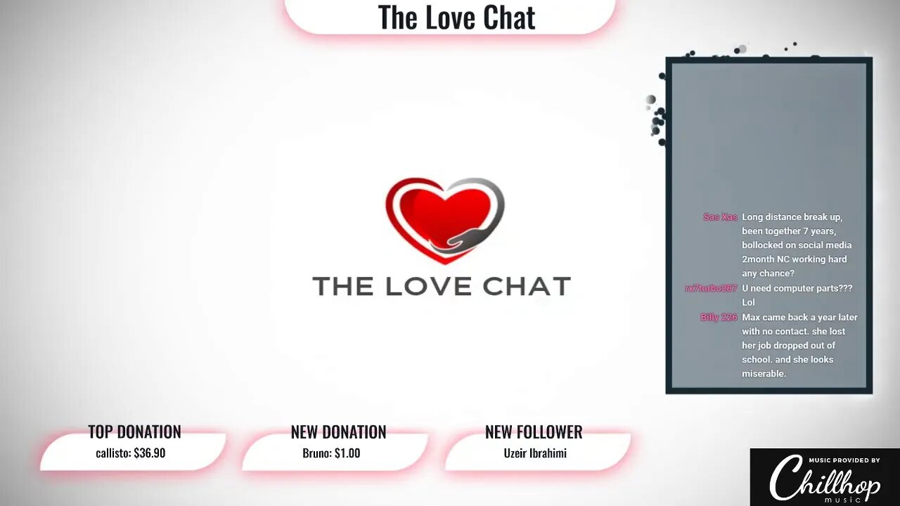 The Love Chat Live Stream 10/2/19