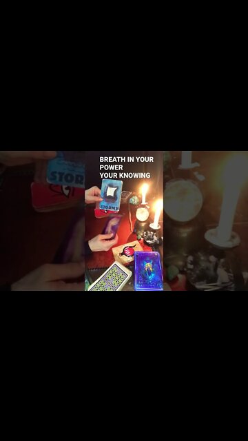 ASMR POWER THOUGH THE STORM🪄🪄🌊🌪⛈🌩CLIAM YOUR NEW POWER-SELF🎇🎆 CARD Sounds and TAROT