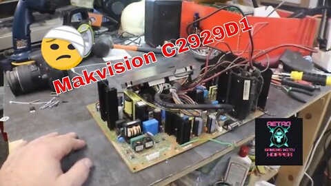 Makvision C2929D1 Monitor Chassis Burnt Spot / Lets Fix It