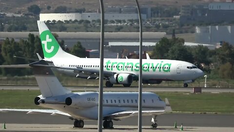 Beautiful Planes at Malaga Costa del Sol Airport
