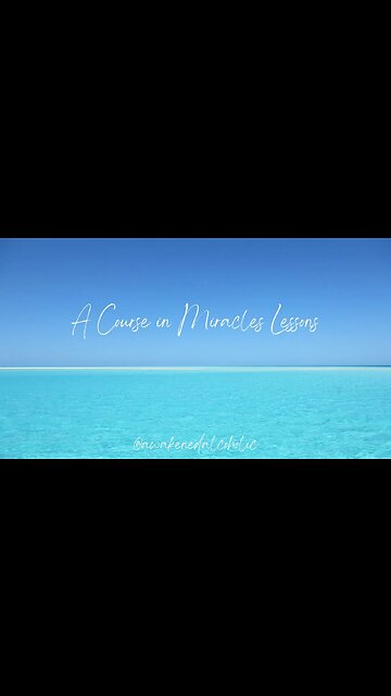 Lesson 112 A course in Miracles