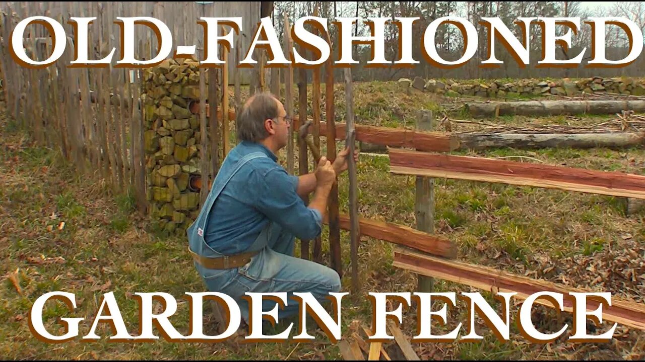 Build an Old-fashioned Fence for the Garden - The FHC Show, ep 21