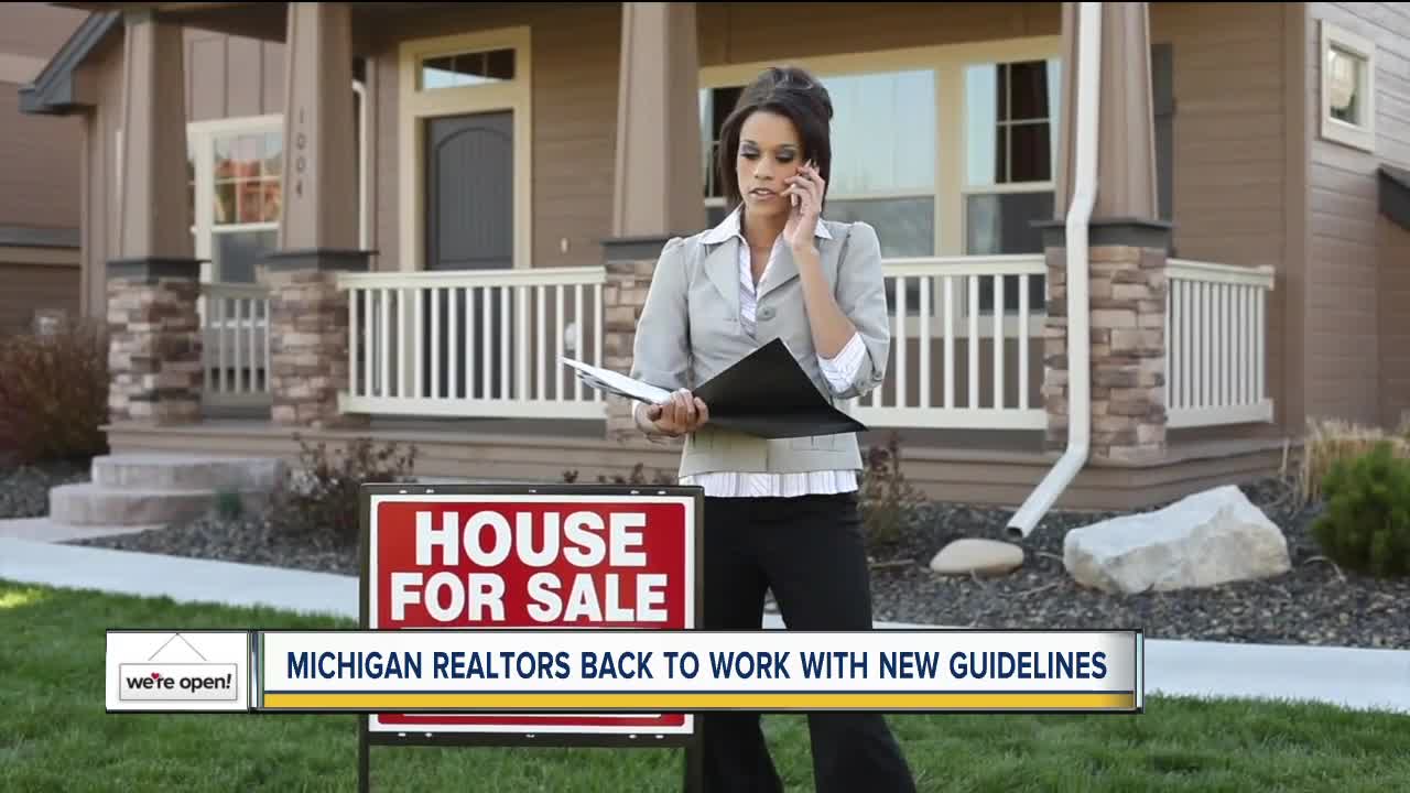 Michigan realtors back to work with new guidelines