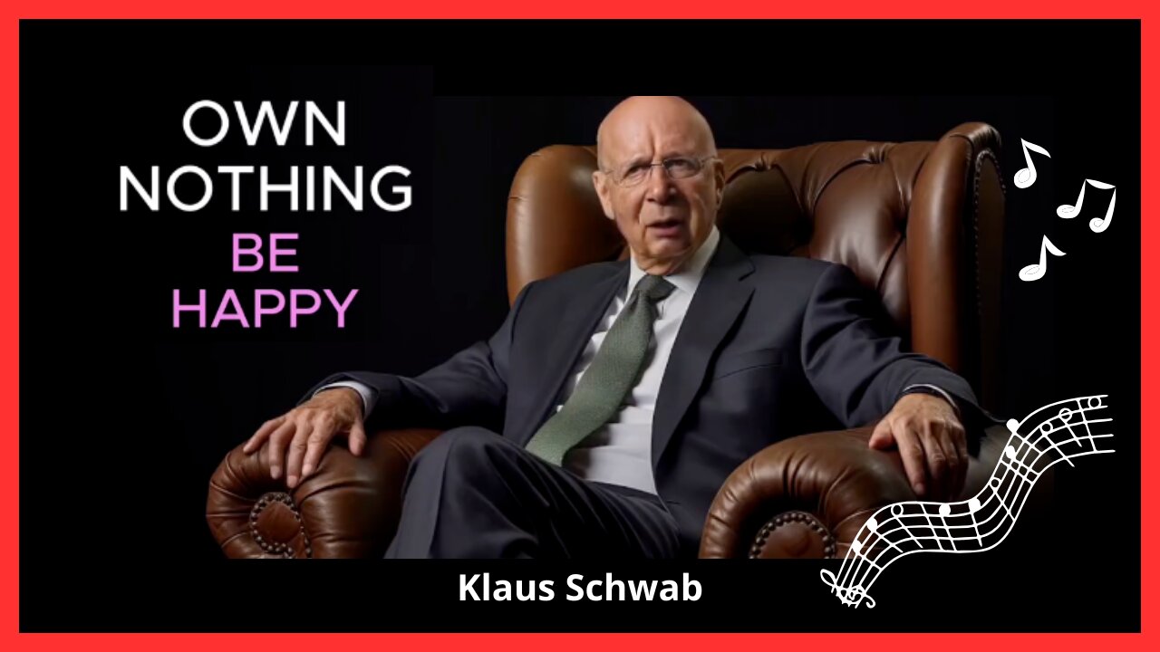 NEW SONG - Klaus Schwab - OWN NOTHING AND BE HAPPY