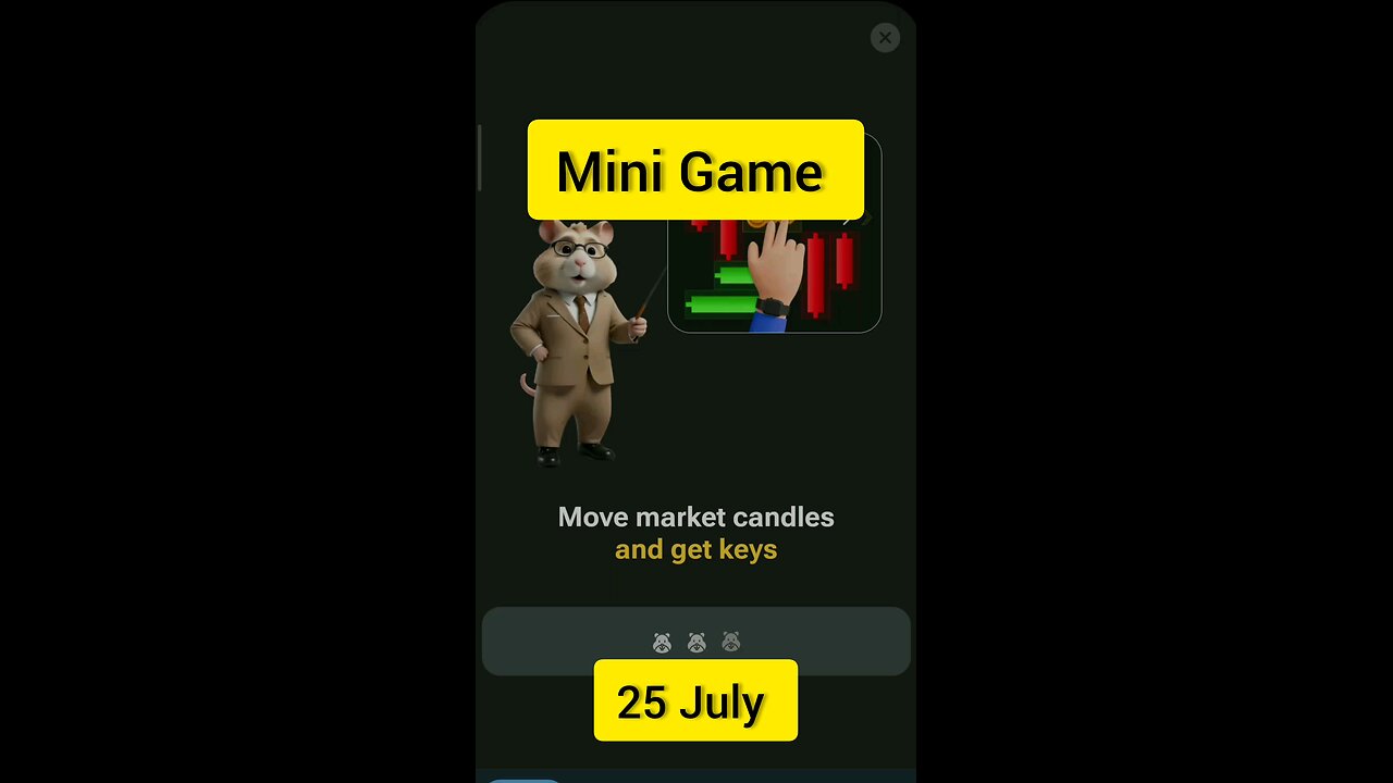 Hamster Kombat Mini game solved 25 july