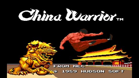 China Warrior - (TG-16) - 1/2 - Beat 'em and Cheat 'em!