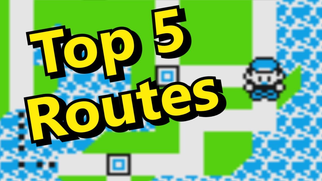 Pointless Top 5: Routes in Pokemon Red Blue Yellow FireRed LeafGreen - ABrandonToThePast