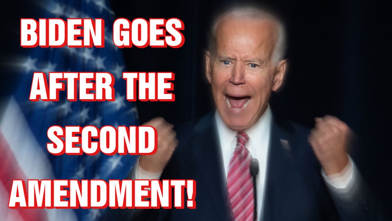 BIDEN GOES AFTER THE SECOND AMENDMENT! TRUMP WAS RIGHT ONCE AGAIN!