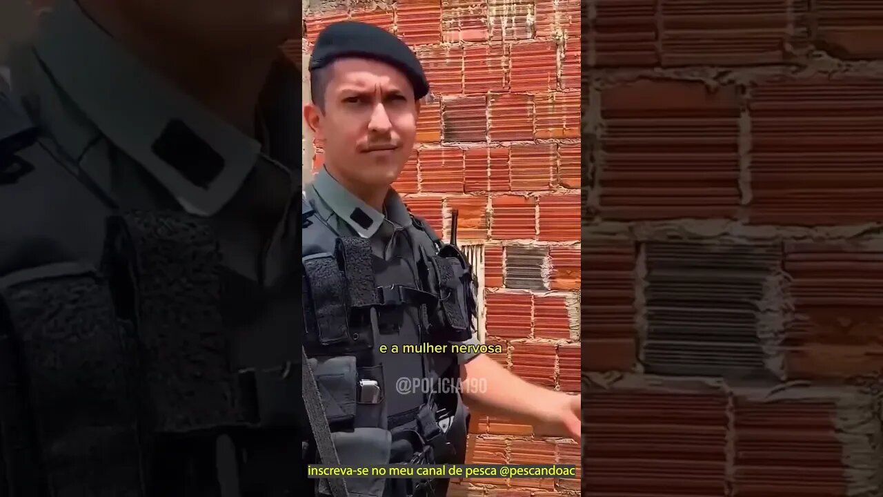 Cidadão com objeto na cintura, abordagem policial Sargento Paz #policial