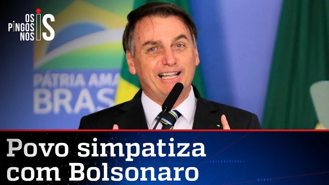 Bolsonaro é o campeão de simpatia