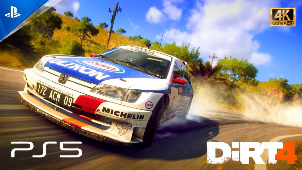 DiRT 4 480p 24fps vs 4K 60fps | Side by Side Direct Comparison (DiRT Rally)