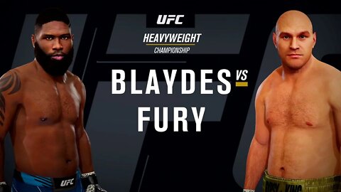 EA Sports UFC 4 Gameplay Tyson Fury vs Curtis Blaydes