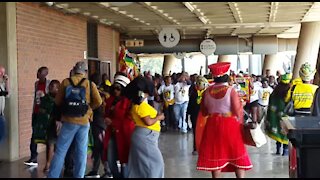 EFF present in red at Madikizela-Mandela memorial (SQd)