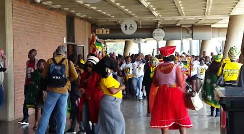 EFF present in red at Madikizela-Mandela memorial (SQd)