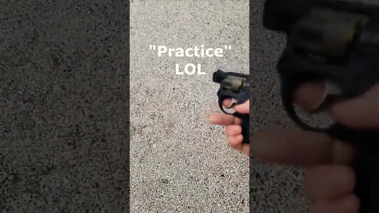 🤔He Called It "Practice" While Shooting One Handed And Holding A Phone To Film At The Same Time🤣