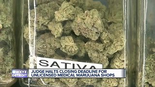 Judge halts closing deadline for unlicensed medical marijuana shops