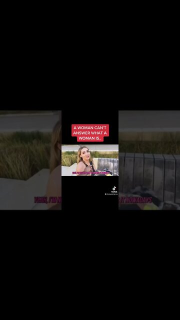 Are people afraid to tell the truth of what a woman is? 🤔