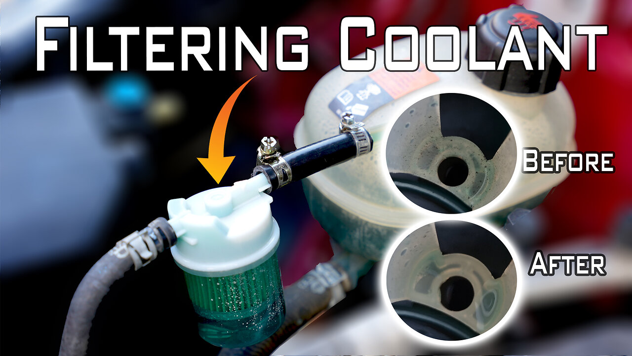 This will save your Engine/How to clean radiator without removing/How to filter coolant