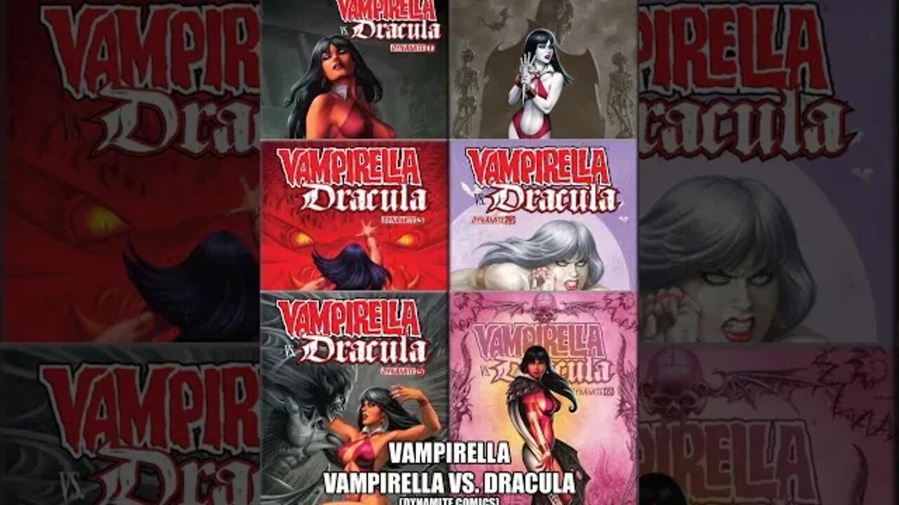 Vampirella vs Dracula Covers