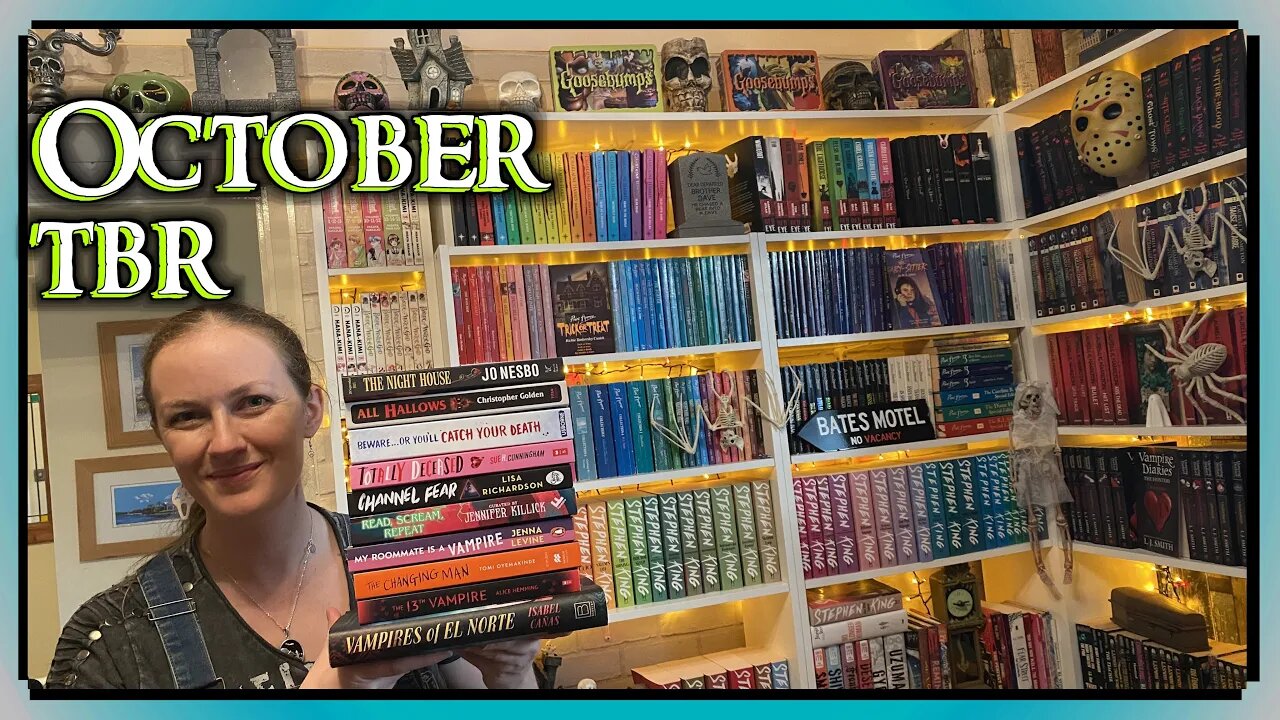 OCTOBER TBR (11 books) + October book events ~ halloween fall spooky season (vampires, anthologies)