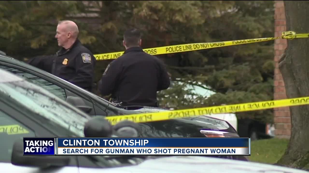 Pregnant woman shot in stomach at Clinton Township apartment complex