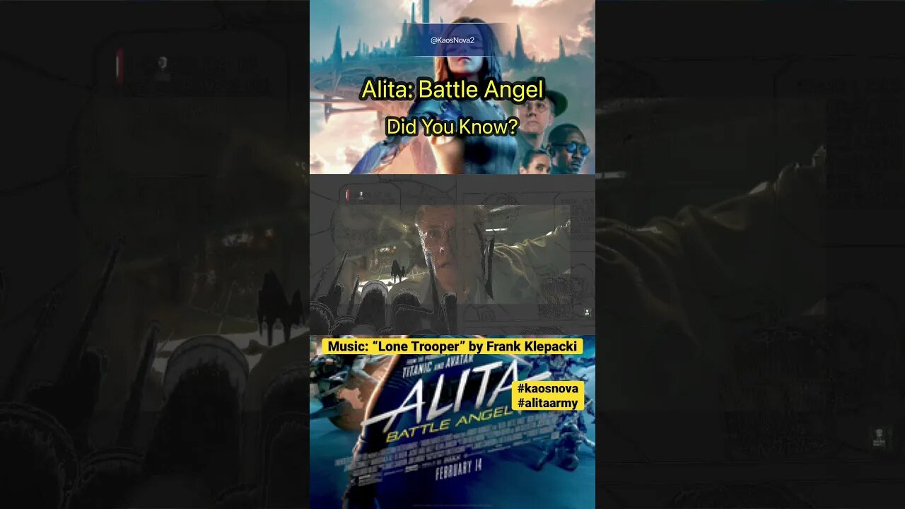 Alita: Battle Angel Did You Know? Short #3 #kaosnova #alitaarmy #gunnmmartianmemory #gunnm