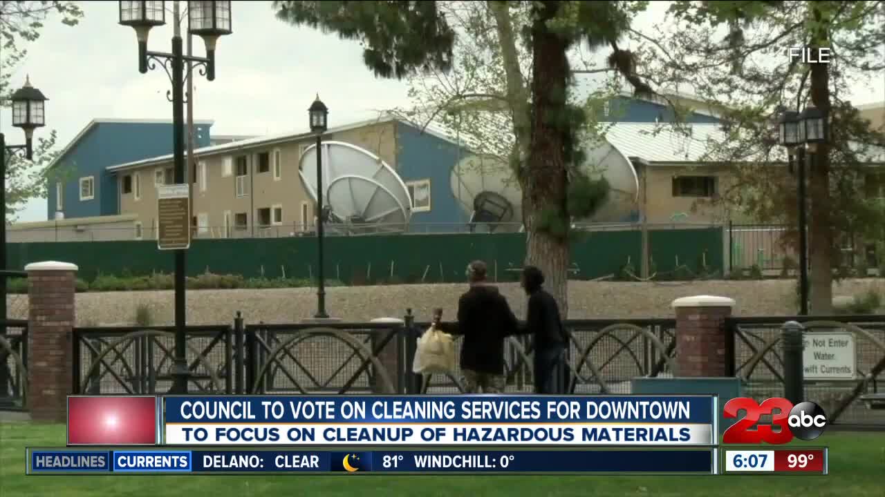 Council to vote on cleaning services for downtown