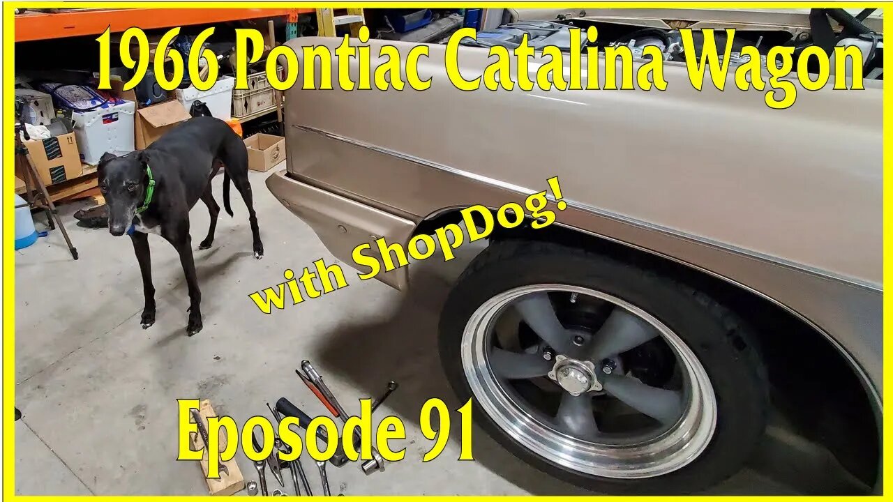 66 Pontiac Catalina Wagon part 91: Make the shocks work!