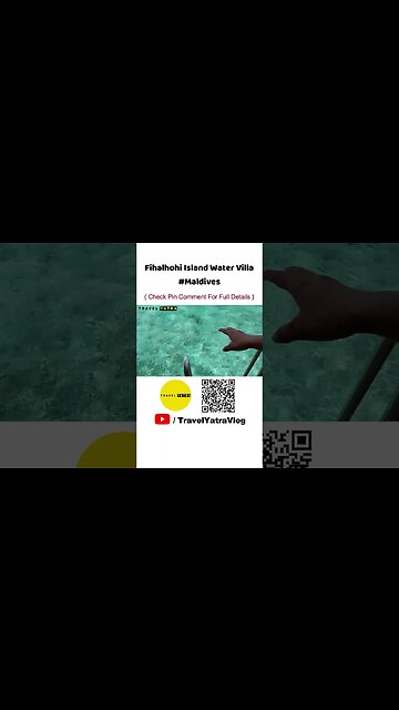 Maldives Water Villa - Fihalhohi #shorts #travelyatra
