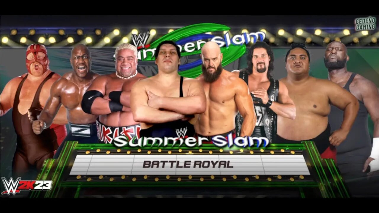 Super Heavyweight 8 Man Battle Royal - WWE 2K23 PS5