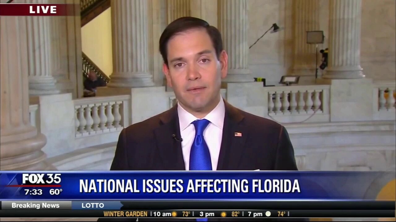 Rubio discusses ObamaCare, immigration, JCC threats on Fox35 Orlando