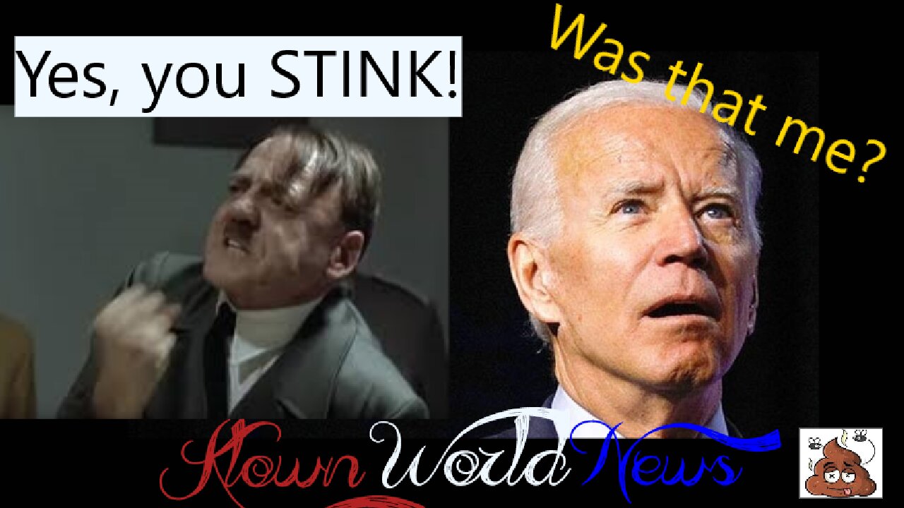 Biden farts at the border Crisis A Hitler Parody!