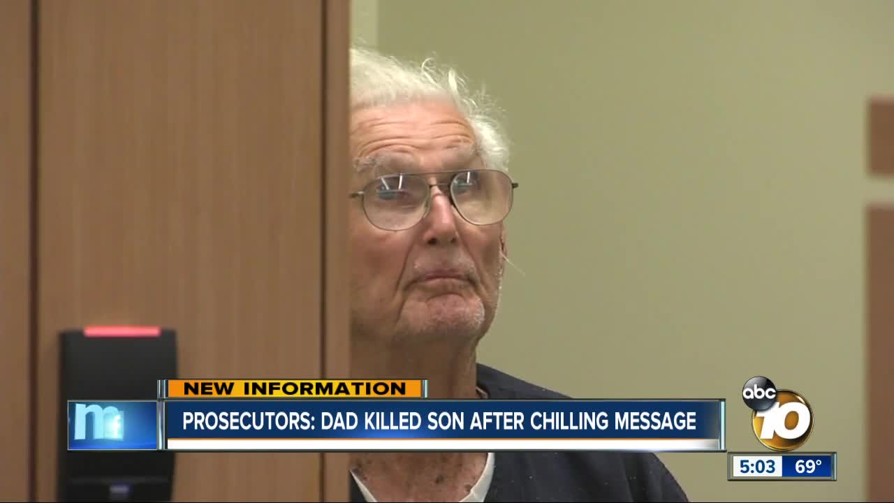 Prosecutors: Dad killed son after chilling message